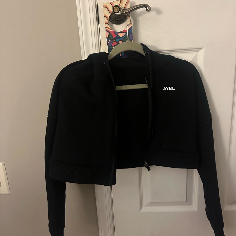 Aybl cropped black jacket